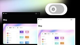 How to Make Light and Dark Mode in Framer with Toggle Button (FREE COMPONENT)