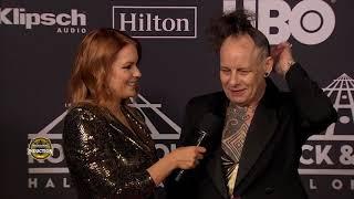 Pearl Thompson of The Cure on the 2019 Induction Ceremony Red Carpet Show