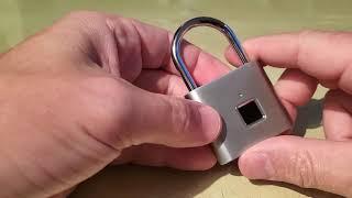 Fingerprint Padlock programming