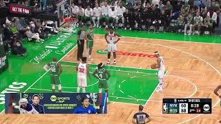 Boston Celtics fans chant “Yankees Suck” to the Knicks at the free throw line 