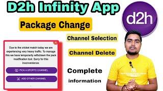 Videocon D2h Package Change, Channel Remove, Channel Delete, Channel delete, Channel Add , D2h Plans