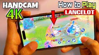 Lancelot Handcam Test on iPhone 14 Pro Max Mobile Legend - Lancelot Best Build 2025