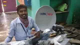 TATA PLAY HD SET TOP BOX UNBOXING & REVIEW DISH INSTALLATION IN TAMIL