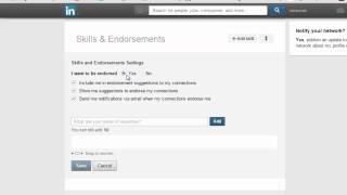 Skills Endorsements LinkedIn