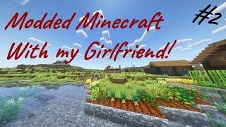 Modded Minecraft W/ my GF #2  (More Mods and Shaders)