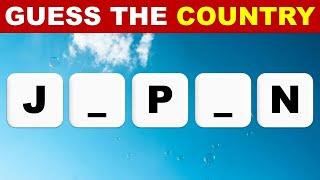 Guess the country without vowels | Country quiz | Guessing game