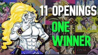 Every Jojo Opening Ranked WORST to BEST (Canon) (Non-Negotiable)