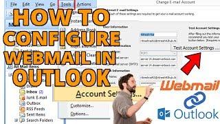 How to configure Webmail with Outlook [Easy method] ️