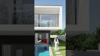 🟠 RENDER  EXTERIOR CON SKETCHUP Y VRAY 6 - VISUALIZACIÓN ARQUITECTÓNICA #shorts