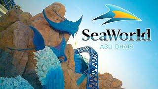 Manta & Eel Racer Roller Coasters! Front Seat POV! SeaWorld Abu Dhabi!