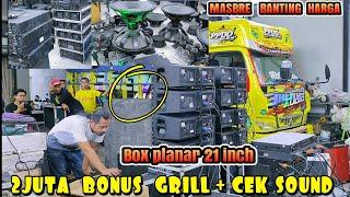 Masbre banting harga Brewog cuci gudang bonus cek sound obral spiker power box lighting dan lainnya