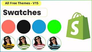 How to Add Color & Images Swatches in Shopify | V15 All Free Themes [Recommended]