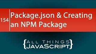 Using the Package.json File to Create an NPM Package