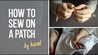 EMBROSOFT – How to sew on a patch (by hand)