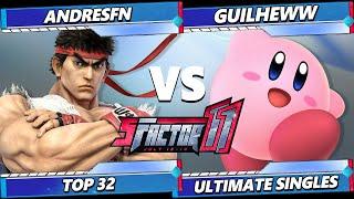 S Factor 11 - AndresFn (Ryu) Vs. Guilheww (Kirby) Smash Ultimate - SSBU