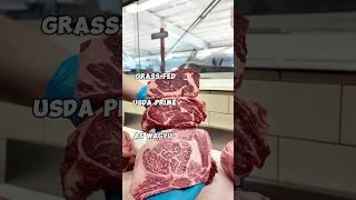 Grass-fed vs. Prime vs. A5 Wagyu Ribeyes  Pick one  #steak