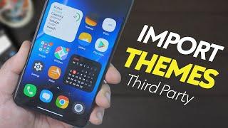 How I Import Third Party MIUI 14 Theme's On XIAOMI Phones  NEW Non ROOT Method