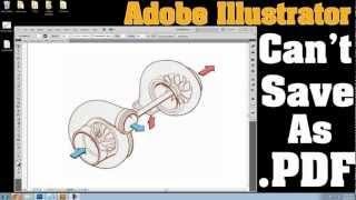 Adobe Illustrator won't save to PDF - If You Can't Save Your File In PDF - Watch This