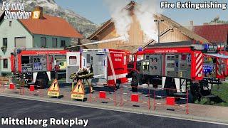 Fire Extinguishing, House Caught Fire, Street Cleaning │Mittelberg│Multiplayers Role Play│FS 19