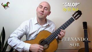 Sor - Op.32, No.6 (Galop) | "6 Petites Pièces" - Classical Guitar | Played by Jonathan Richter