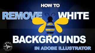 IMAGE TRACE TUTORIAL: REMOVE A WHITE BACKGROUND FROM A JPG or PNG IN ADOBE ILLUSTRATOR