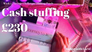 March 2025 UK Cash Stuffing | £230 Week 2 | Savings Challenges #cashstuffing #cashenvelopestuffing