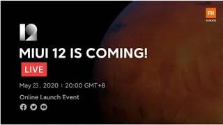 MIUI 12 Global Launh  Event