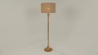 Lexi Lighting Soraya Floor Lamp - Oak