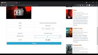 Movie Ticket Booking System in PHP MySQL with Source Code - CodeAstro