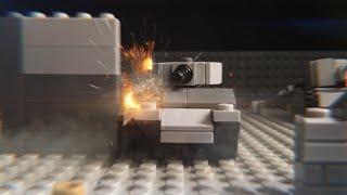 WW2 Mini Tank Battle - Lego War Stopmotion