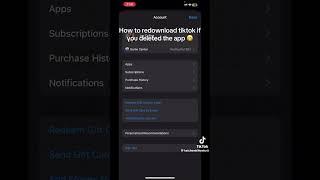 How to get TikTok back on your phone after deleting it #subscribe #trending #tiktok #viral #fyp