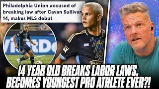 14 Year Old Made MLS Debut, Becomes Youngest Professional Athlete Ever?! | Pat McAfee Reacts