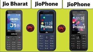 JioPhone J1 vs JioPhone Prima vs JioPhone 2 | Jio 4G Phone