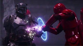 Paz Vizsla Sacrifice Himself to Save Mandalorians (Death Scene) The Mandalorian Season 3 Episode 7