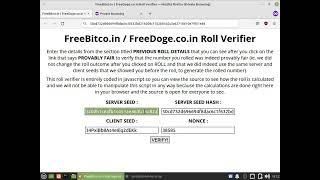 Rare real lucky 8888 on Freebitco.in. All seeds are provided in the video.