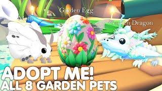 ALL 8 NEW GARDEN EGG PETS!HOW TO GET ALL GARDEN EGG PETS FAST! ADOPT ME EVENT! ROBLOX
