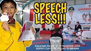 Open Tournament Karate Usia Dini -25 Kg se-Pulau Sumbawa| Kenzie's a Blue Belt #karate #kumite