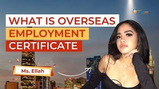 Overseas employment certificate for Fillipino teachers- WHAT TO KNOW?