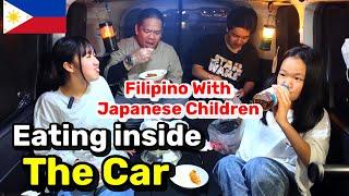 KFC | Eating Inside The Car | Filipino Single Father in Japan