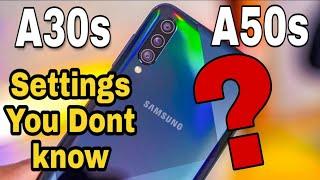 A30s A50s Important settings |  All Samsung A series