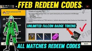 The Falcon Tokens Redeem Codes Live |Free Fire Eternal Battle Redeem Codes |Falcon Tokens Gift Code