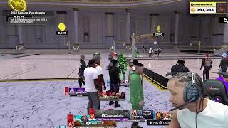 99% TO VET 2 NBA 2K25 BEST SHOT CREATOR DRIBBLE GOD ONA HUGE STREAK ON THE 2S COURT!!DOING GIVEAWAYS