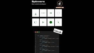 CSS Spinner #davehenzy #shorts #css_spinner