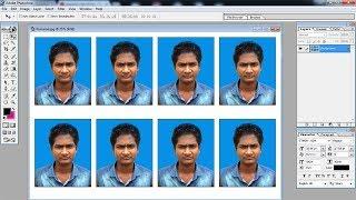 Photoshop Tutorials create Passport size Photo in adobe Photoshop 7 0