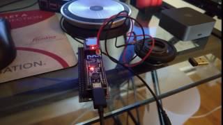 First power up of the Disco Droid Sound chip and FX system
