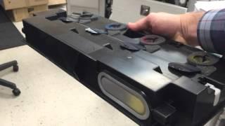 Sharp Copier Waste Toner Box - Emptying process