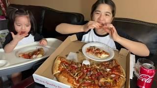 Pizza  bữa tối cho mẹ con Ella / Anna-Ella Ẩm thực & cuộc sống / Vlog55