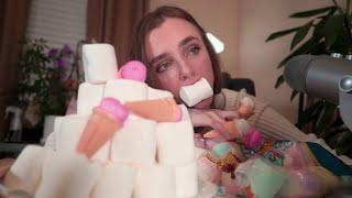 ASMR- INTENSE AND SATISFYING MARSHMALLOW/ MELTED MARSHMALLOW EATING