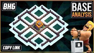 THE NEW BEST BH6 TROPHY [defense] Base 2022 Builder Hall 6 Trophy Base Design with Copy Link - COC