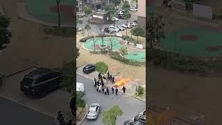 В Китае сожгли труп прямо во дворе - China burns bodies in yard